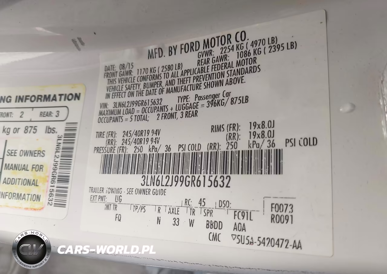 2016 Lincoln Mkz VIN:3LN6L2J99GR615632 - 9