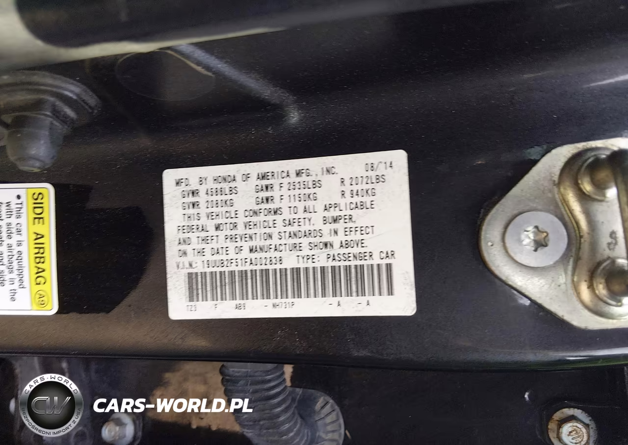 2015 Acura Tlx V6 Tech VIN:19UUB2F51FA002838 - 9