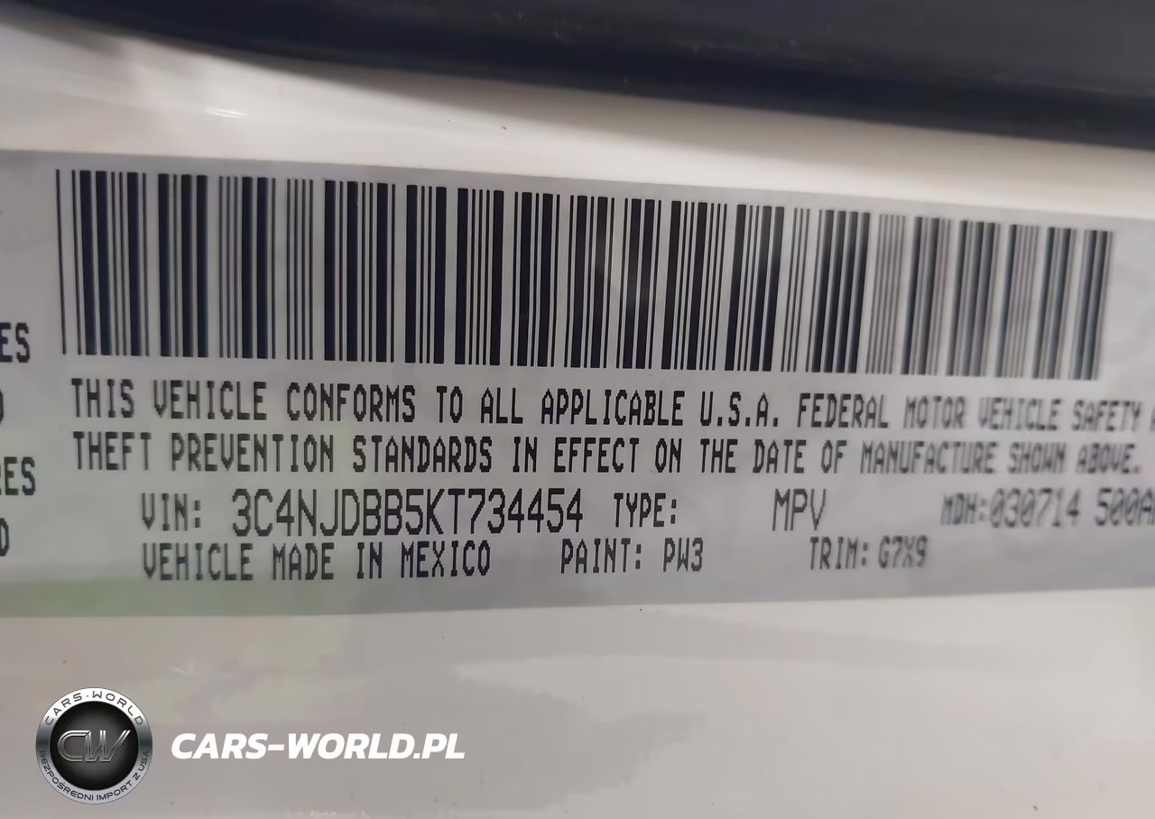 2019 Jeep Compass Latitude 4X4 VIN:3C4NJDBB5KT734454 - 9