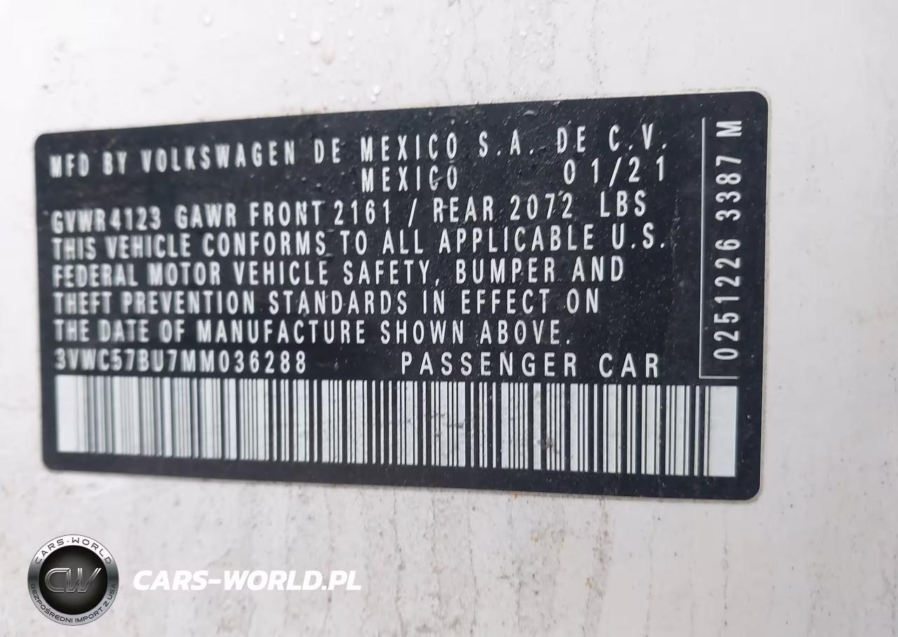 2021 Volkswagen Jetta 1.4T R-Line-1.4T S-1.4T Se VIN:3VWC57BU7MM036288 - 9
