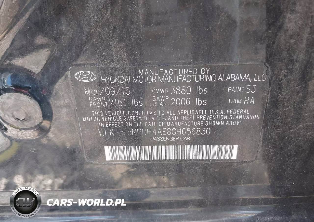 2016 Hyundai Elantra Se VIN:5NPDH4AE8GH656830 - 9