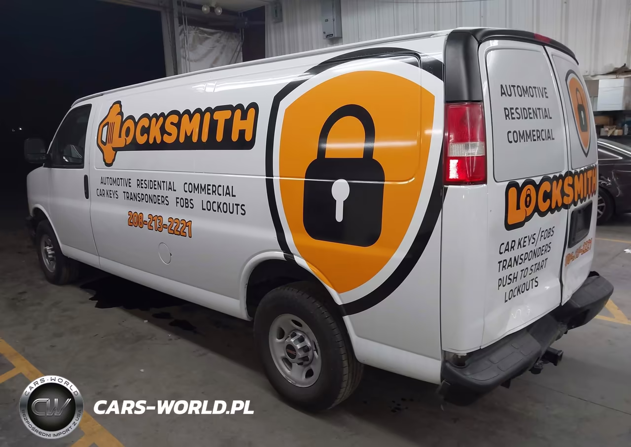 2017 GMC Savana 2500 Work Van VIN:1GTW7BFF1H1159273 - 3