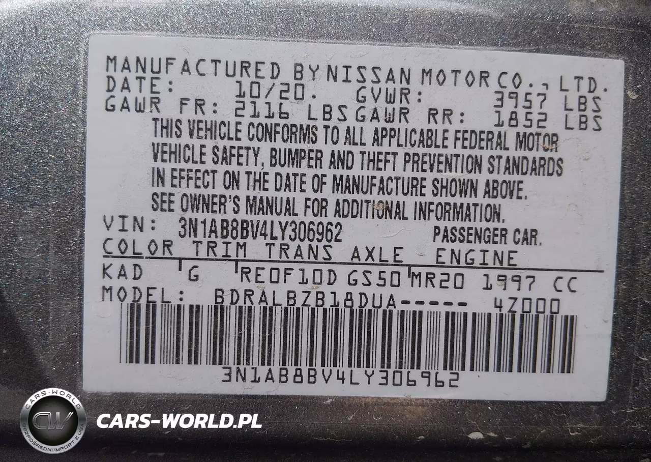 2020 Nissan Sentra S Xtronic Cvt VIN:3N1AB8BV4LY306962 - 9