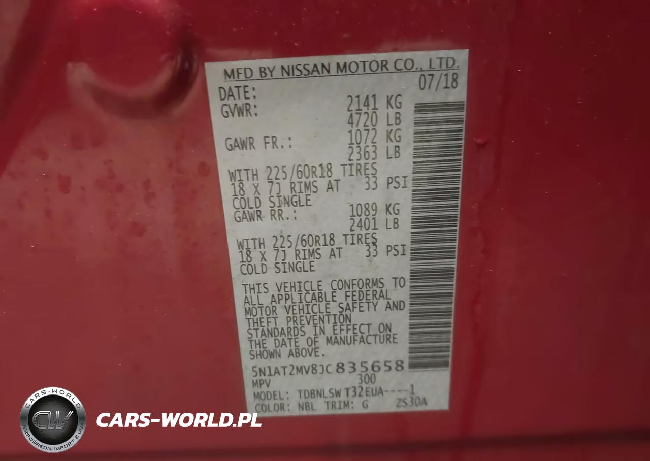2018 Nissan Rogue Sl VIN:5N1AT2MV8JC835658 - 11