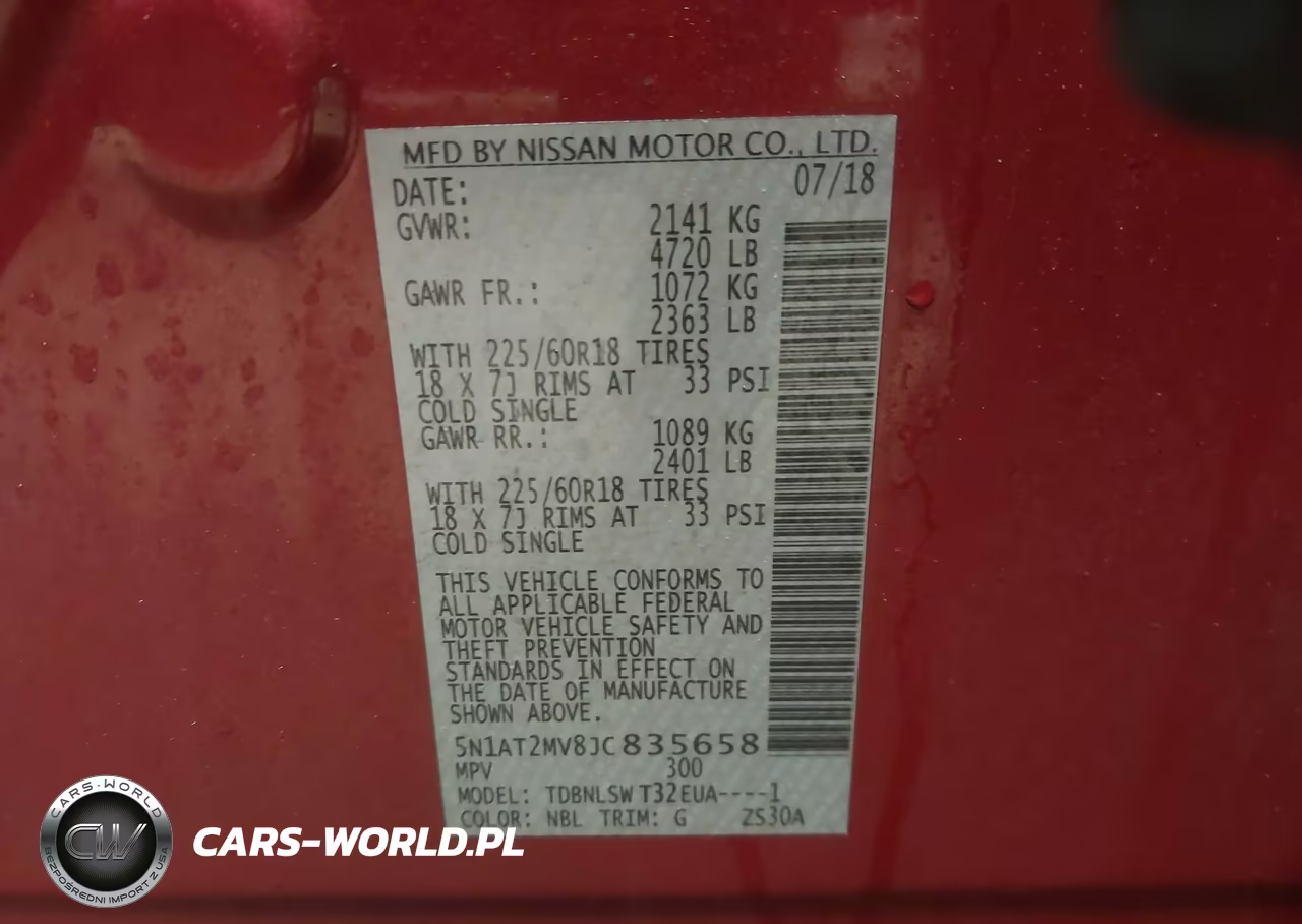2018 Nissan Rogue Sl VIN:5N1AT2MV8JC835658 - 9