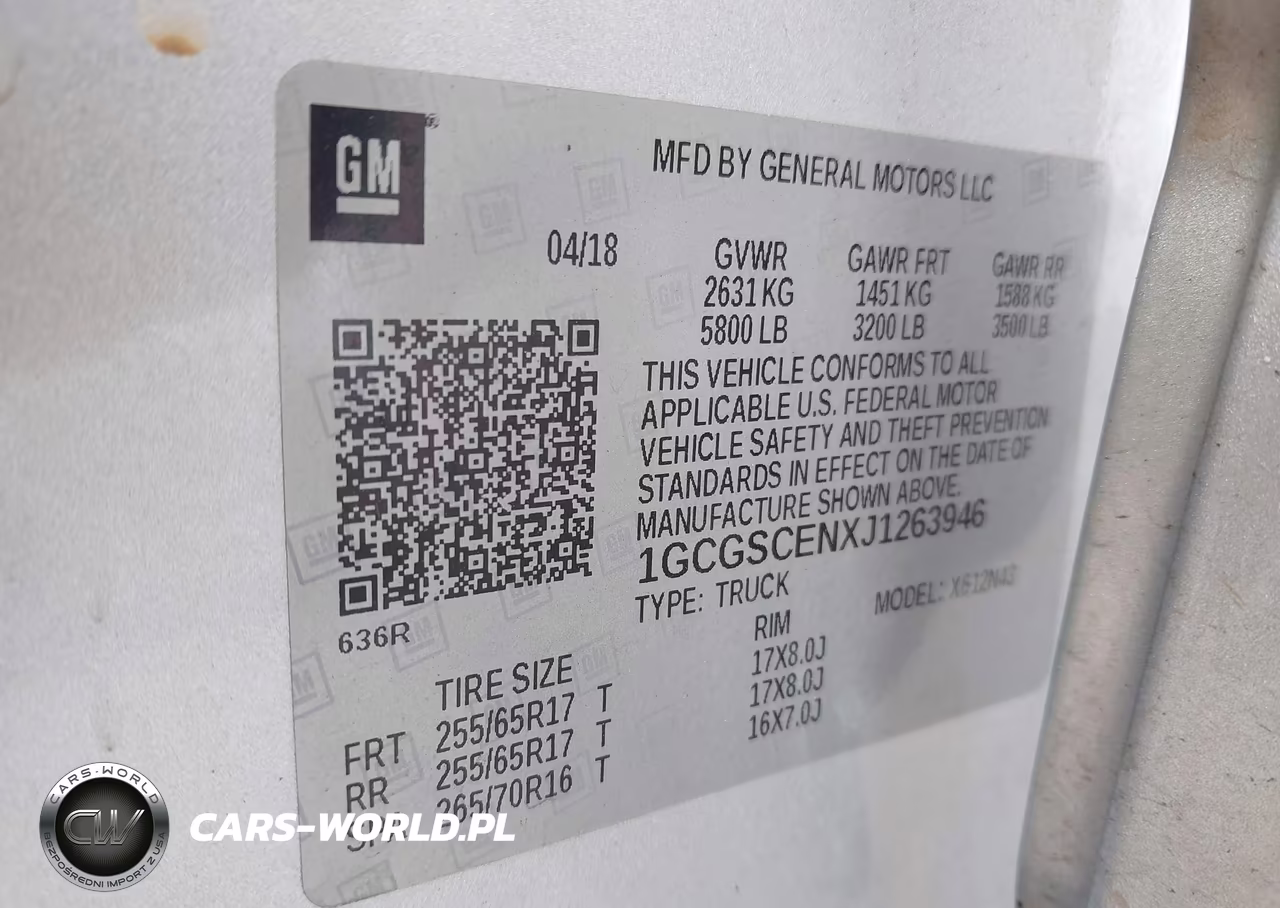 2018 Chevrolet Colorado Lt VIN:1GCGSCENXJ1263946 - 9