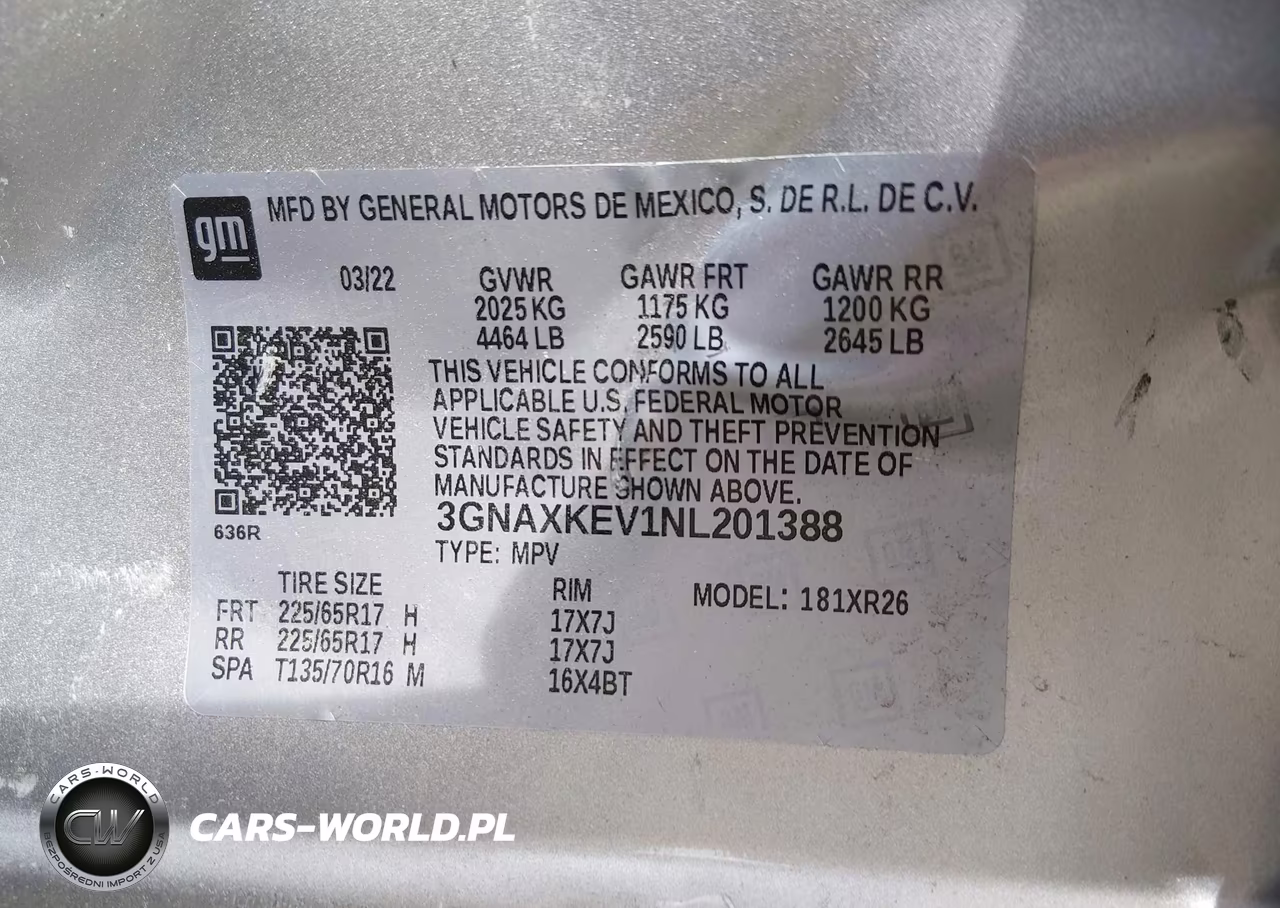 2022 Chevrolet Equinox Fwd Lt VIN:3GNAXKEV1NL201388 - 9