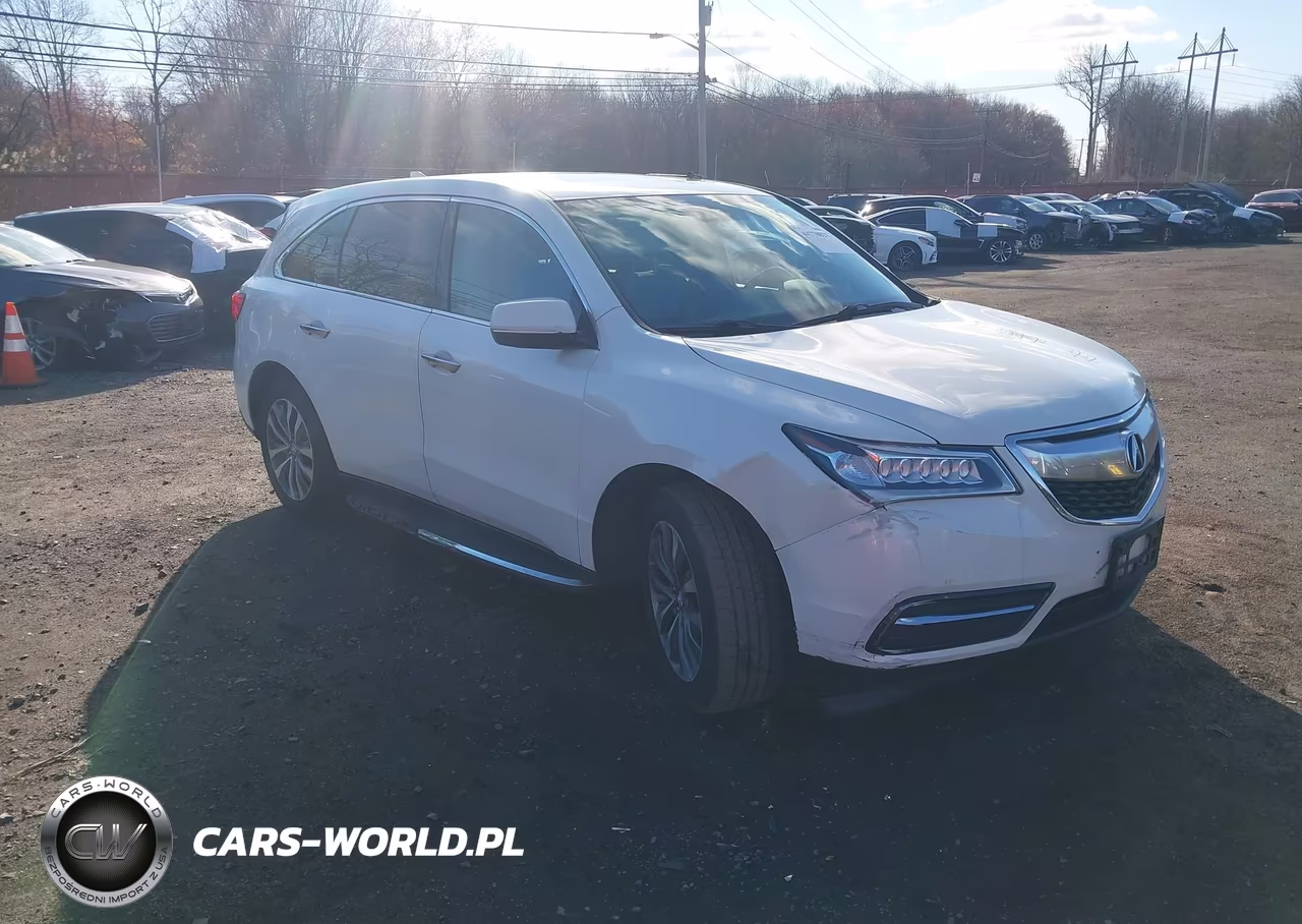 2016 Acura Mdx Technology Acurawatch Plus Packages-Technology Package