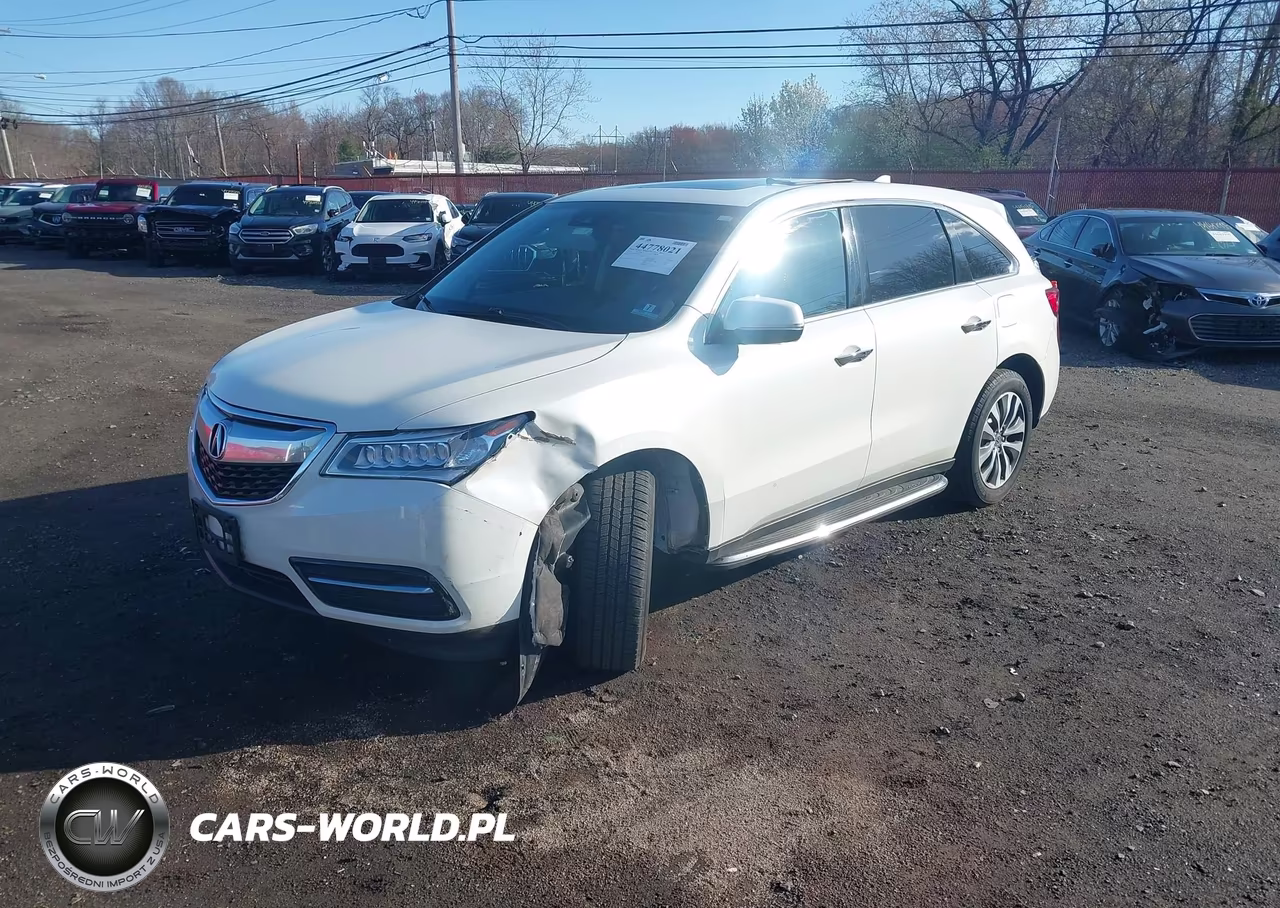2016 Acura Mdx Technology Acurawatch Plus Packages-Technology Package VIN:5FRYD4H44GB010479 - 2