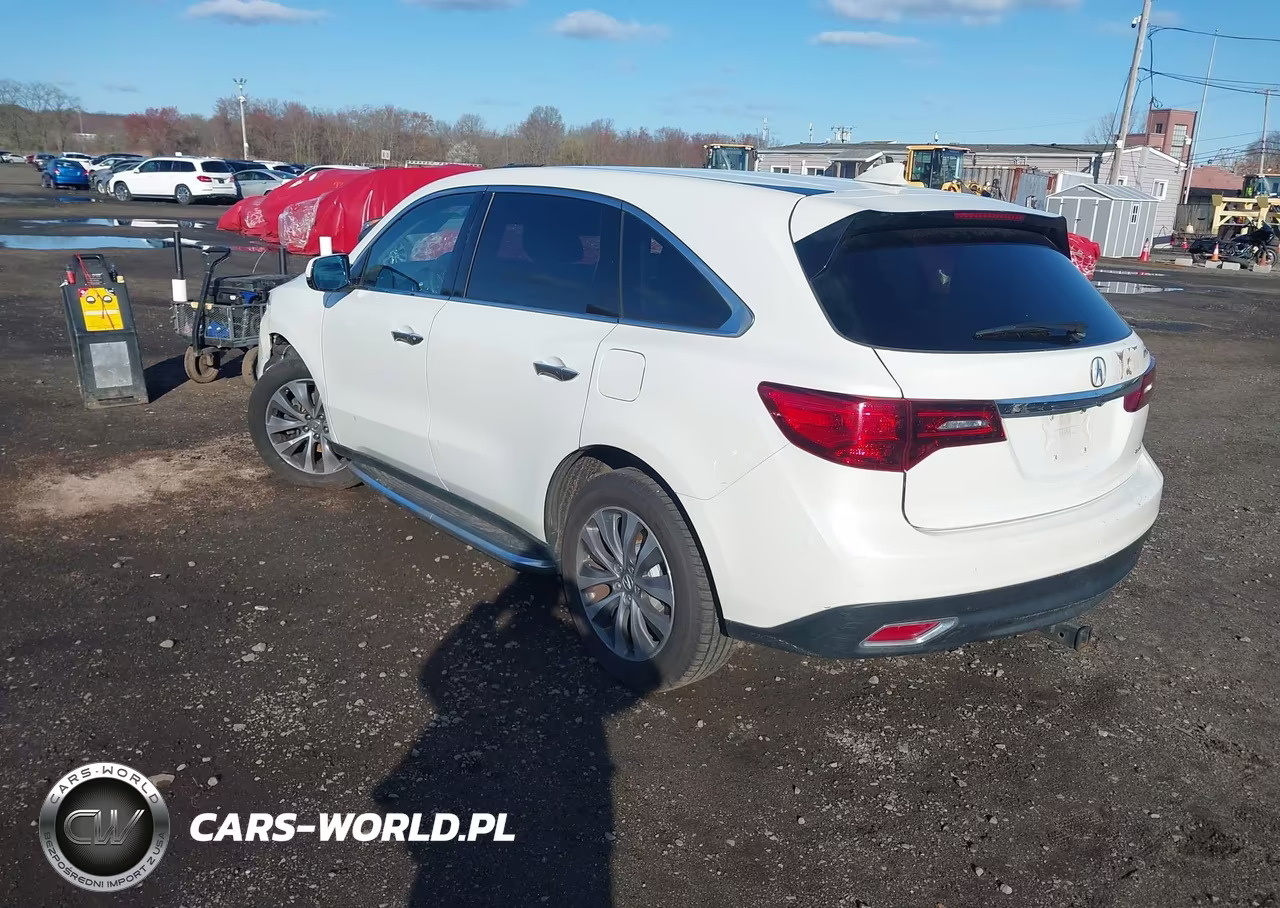 2016 Acura Mdx Technology Acurawatch Plus Packages-Technology Package VIN:5FRYD4H44GB010479 - 3