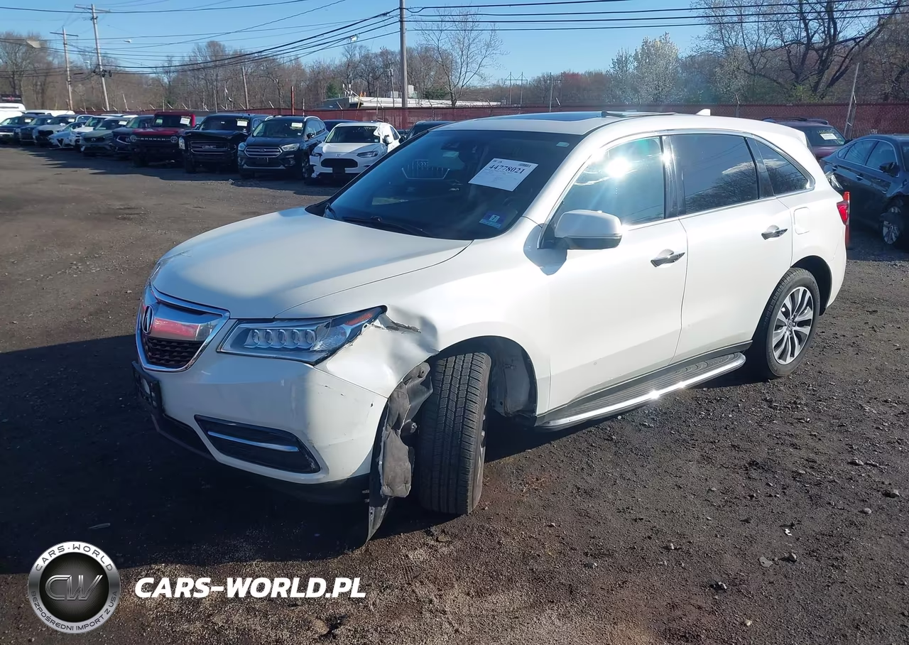 2016 Acura Mdx Technology Acurawatch Plus Packages-Technology Package VIN:5FRYD4H44GB010479 - 6