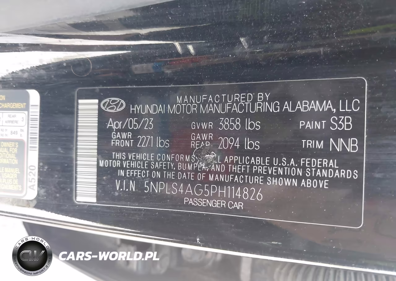 2023 Hyundai Elantra Sel VIN:5NPLS4AG5PH114826 - 9
