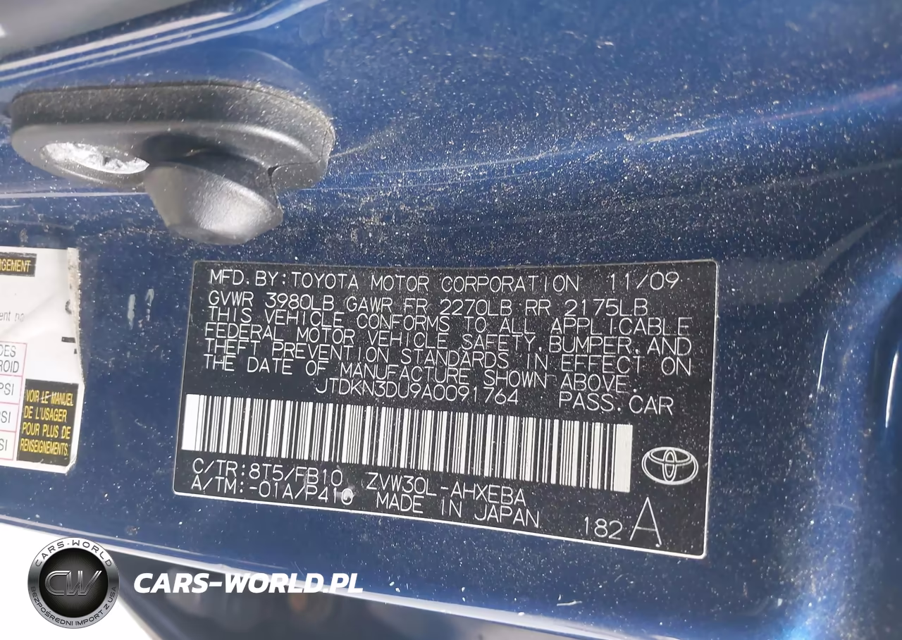 2010 Toyota Prius Ii VIN:JTDKN3DU9A0091764 - 9