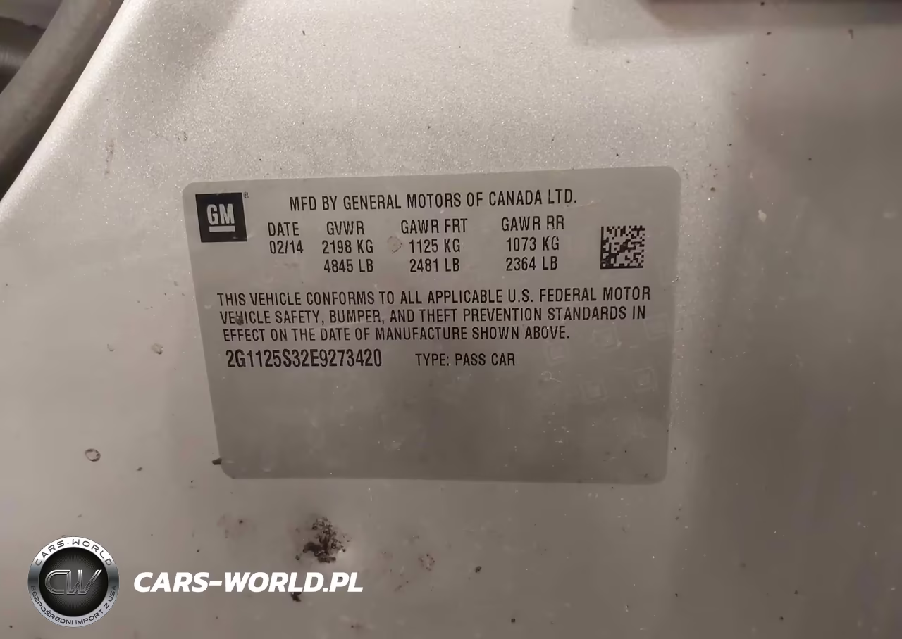 2014 Chevrolet Impala 2Lt VIN:2G1125S32E9273420 - 9