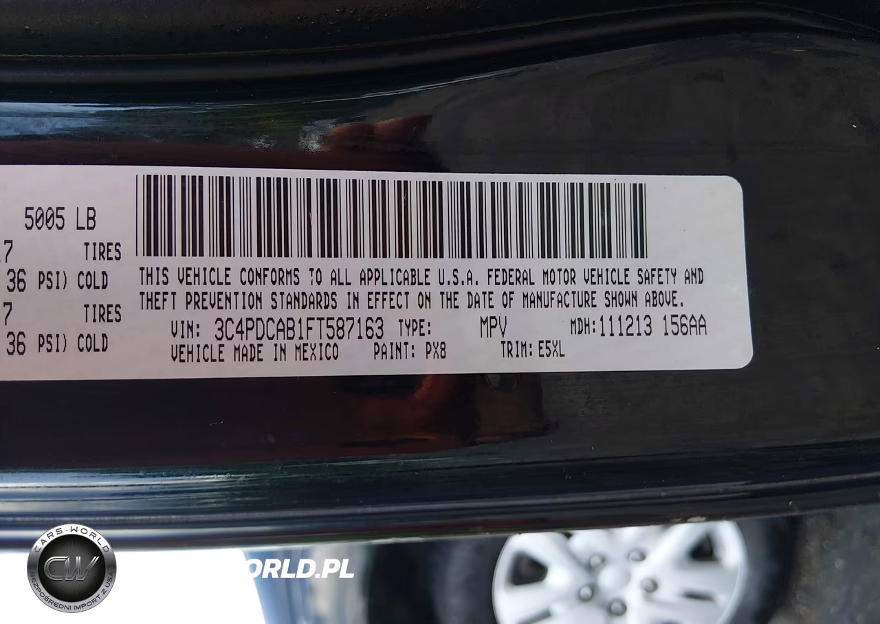 2015 Dodge Journey American Value Pkg VIN:3C4PDCAB1FT587163 - 9