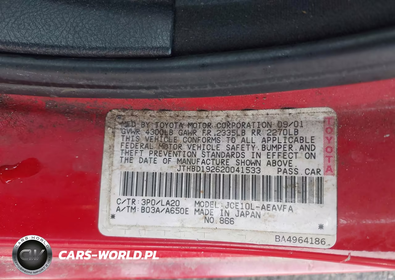 2002 Lexus Is 300 VIN:JTHBD192620041533 - 9