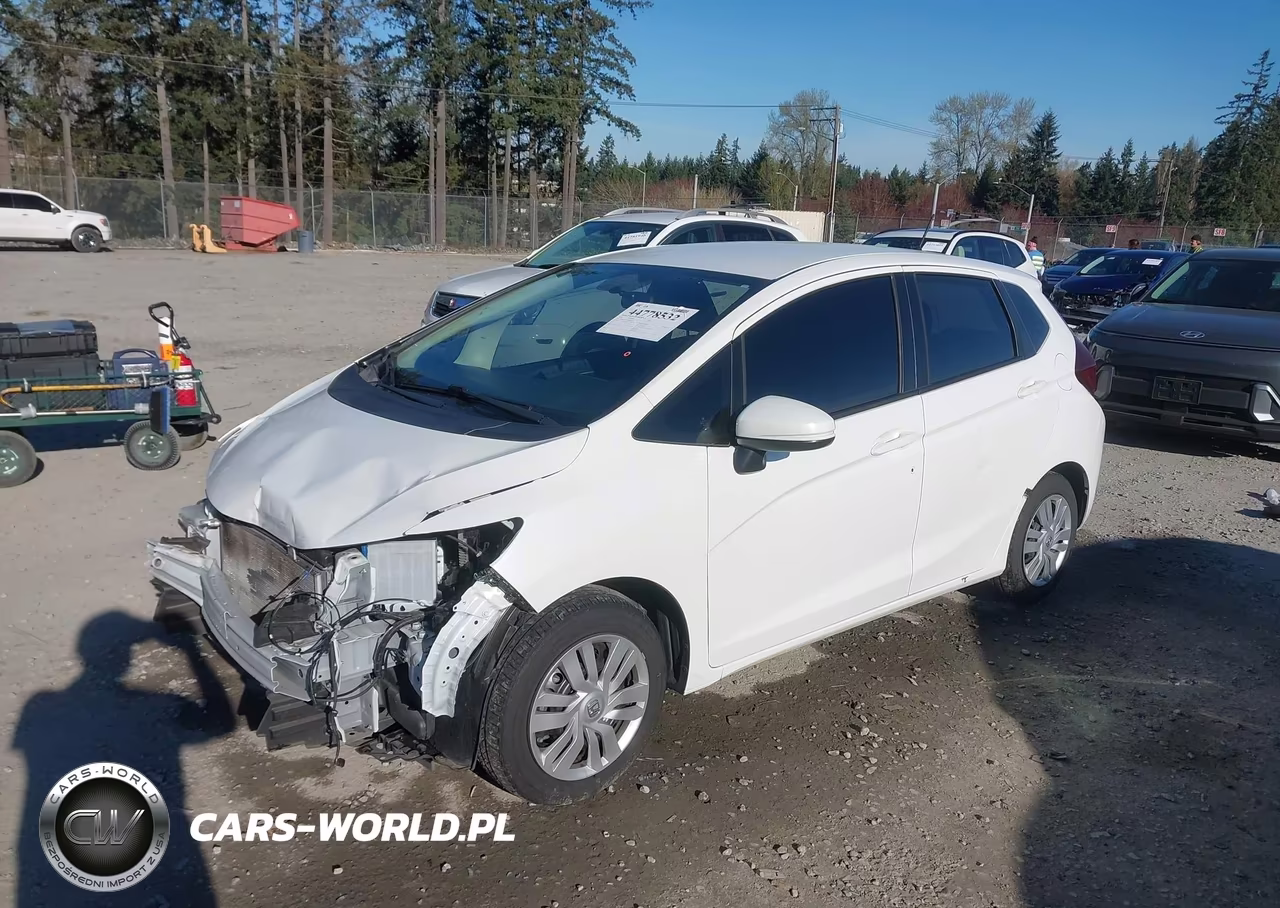2016 Honda Fit Lx VIN:JHMGK5H51GX037676 - 2