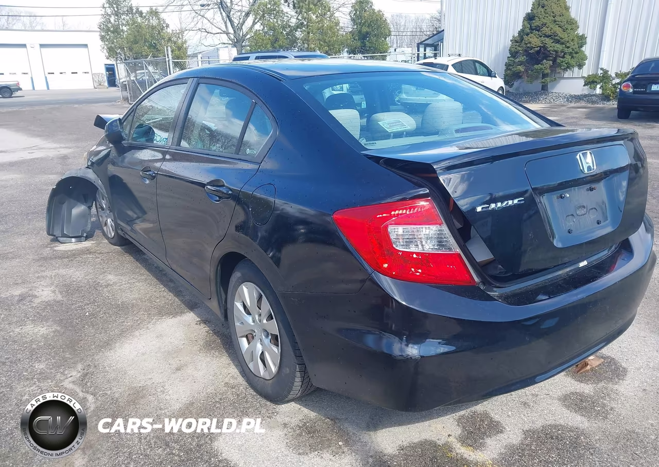 2012 Honda Civic Lx VIN:2HGFB2F50CH581102 - 3