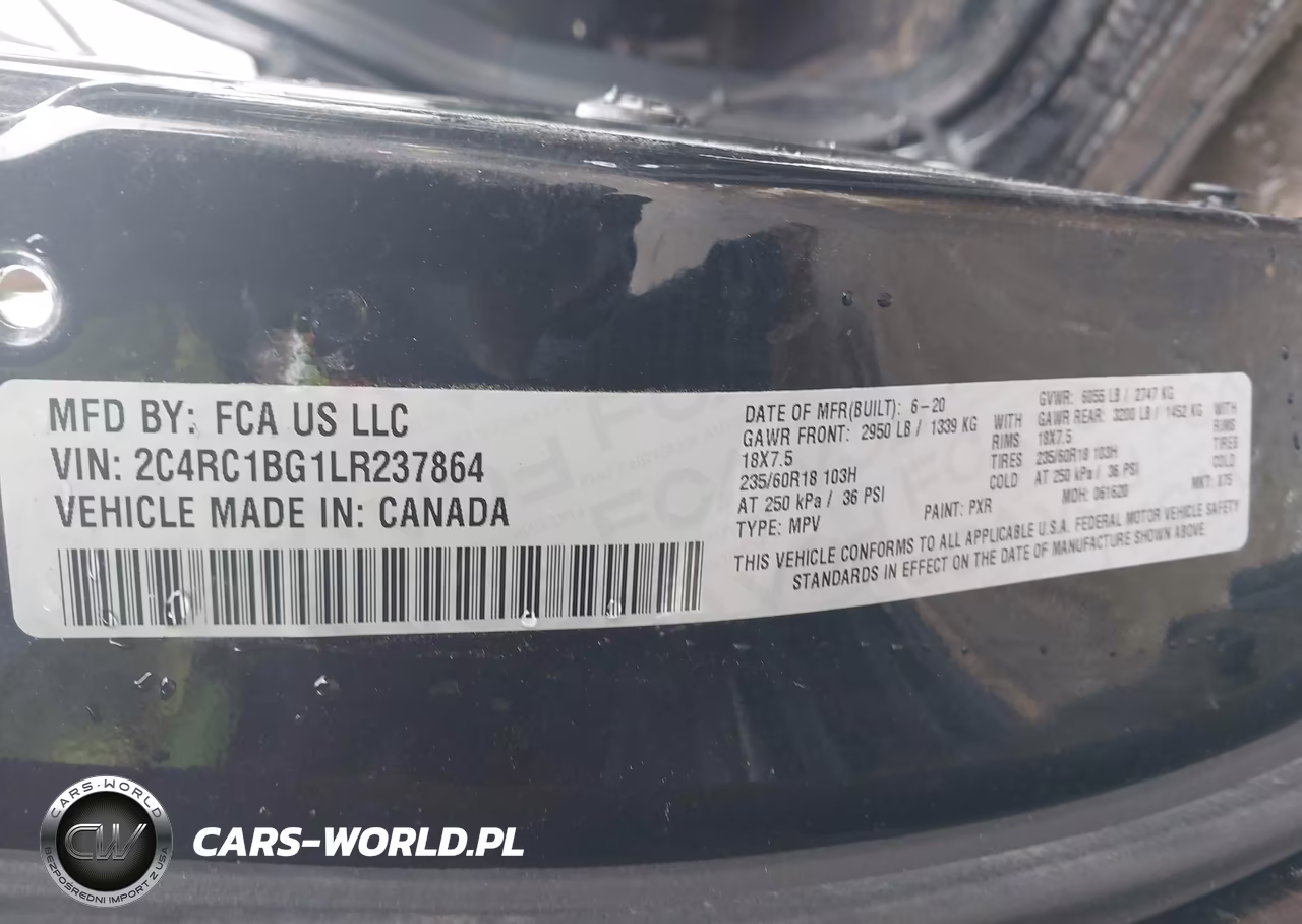 2020 Chrysler Pacifica Touring L VIN:2C4RC1BG1LR237864 - 9