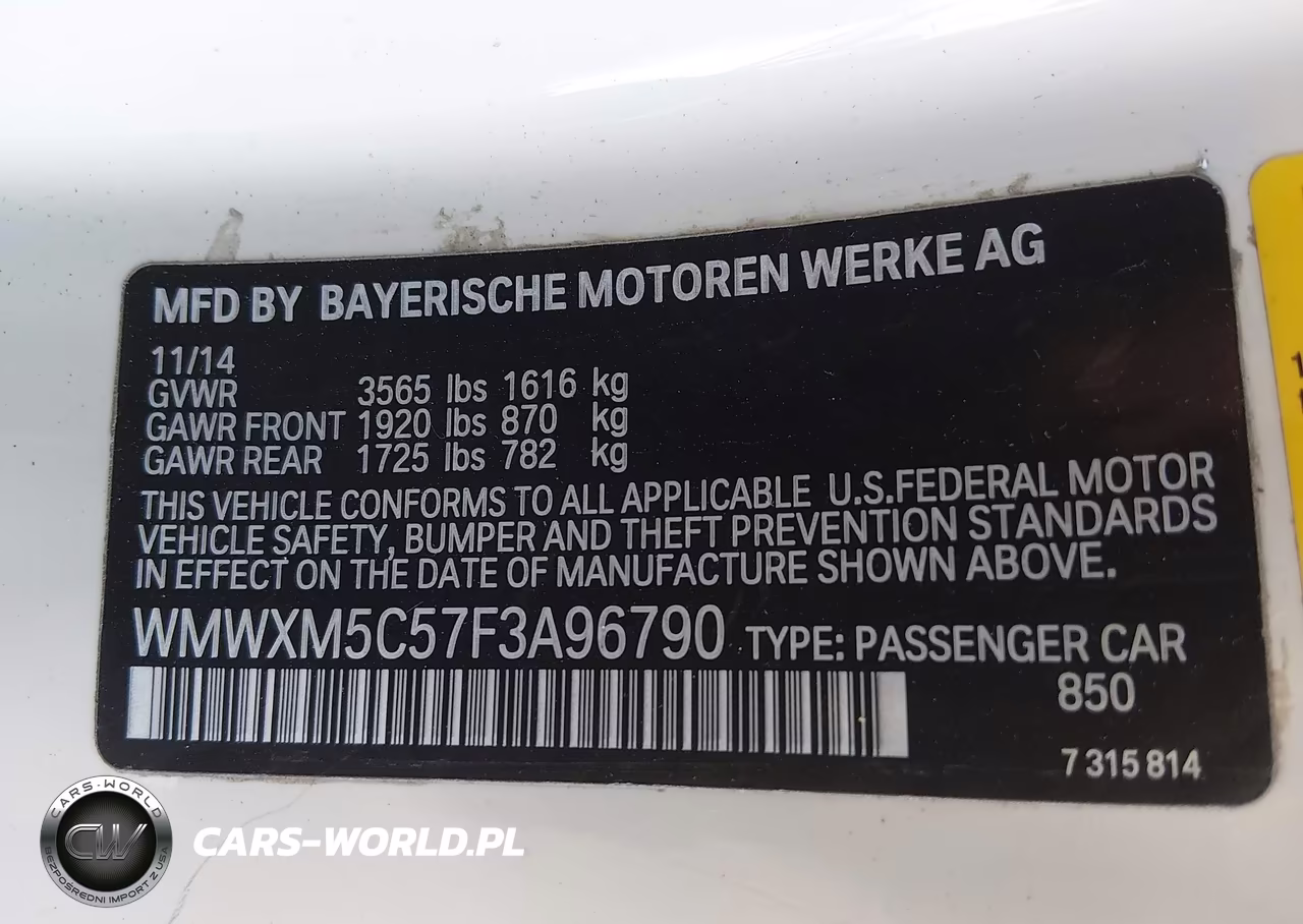 2015 Mini Hardtop Cooper VIN:WMWXM5C57F3A96790 - 9