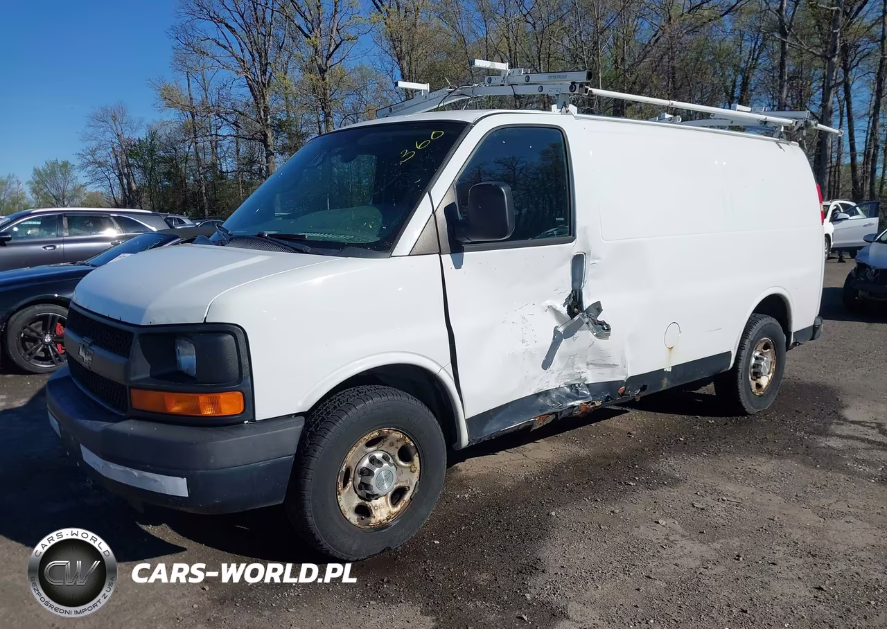 2013 Chevrolet Express 2500 Work Van VIN:1GCWGFBA5D1187606 - 2