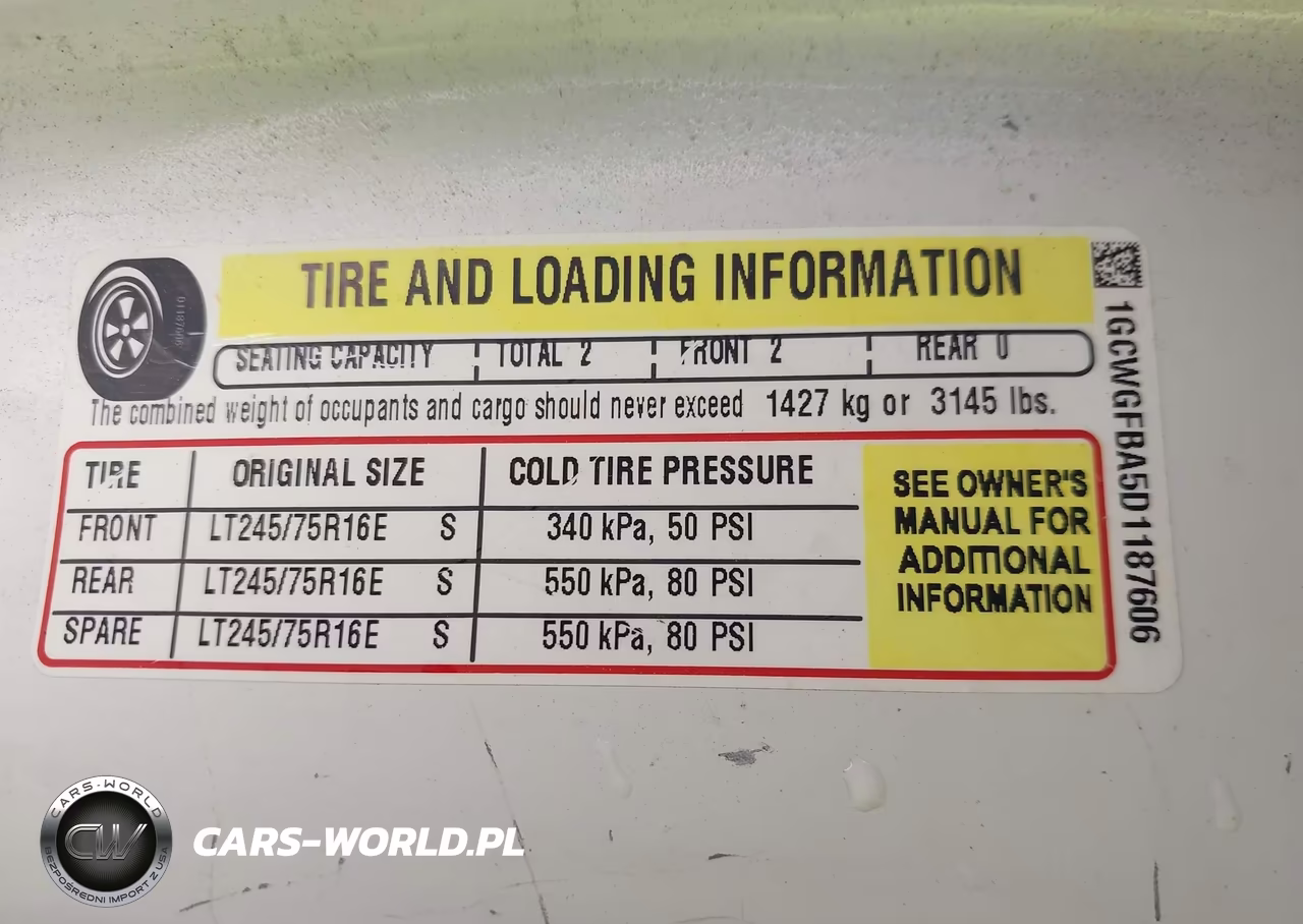 2013 Chevrolet Express 2500 Work Van VIN:1GCWGFBA5D1187606 - 9