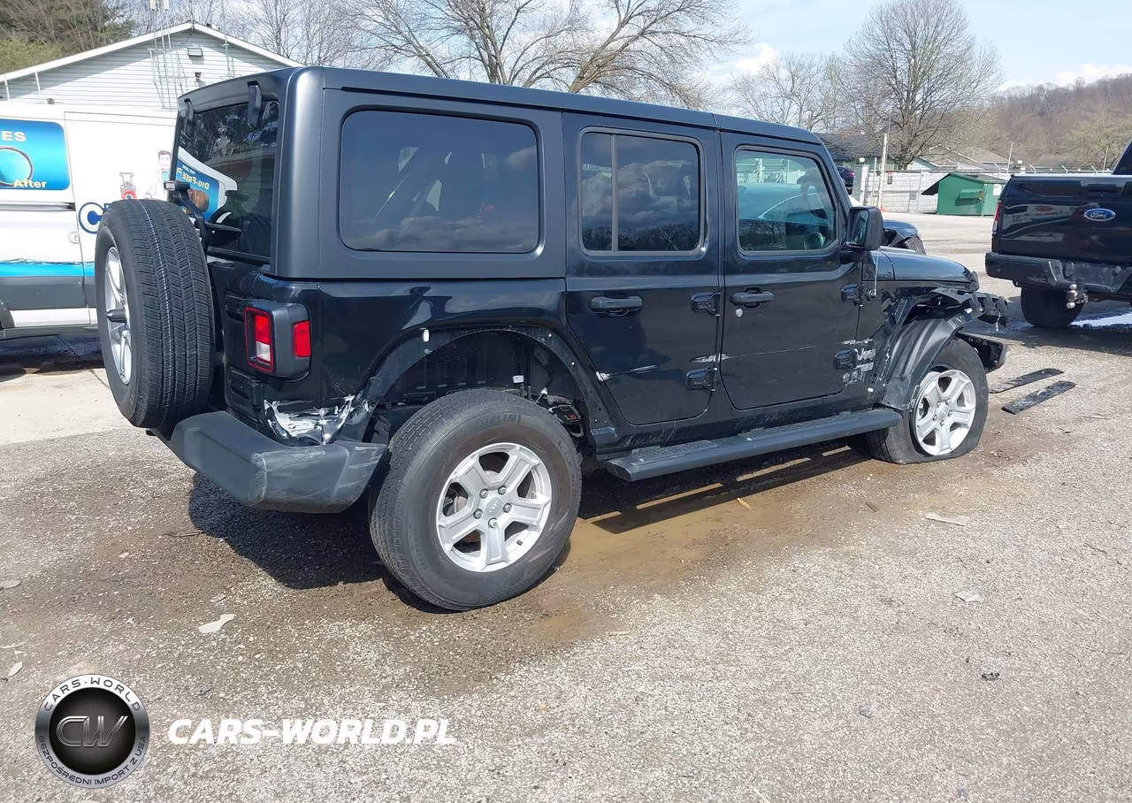 2020 Jeep Wrangler Unlimited Sport S 4X4 VIN:1C4HJXDN8LW166458 - 4