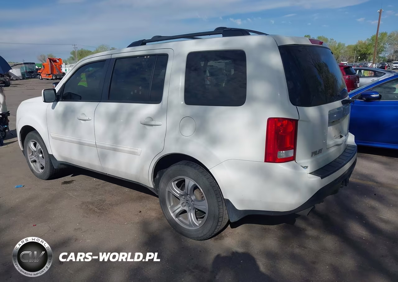 2012 Honda Pilot Ex-L VIN:5FNYF4H69CB037703 - 3