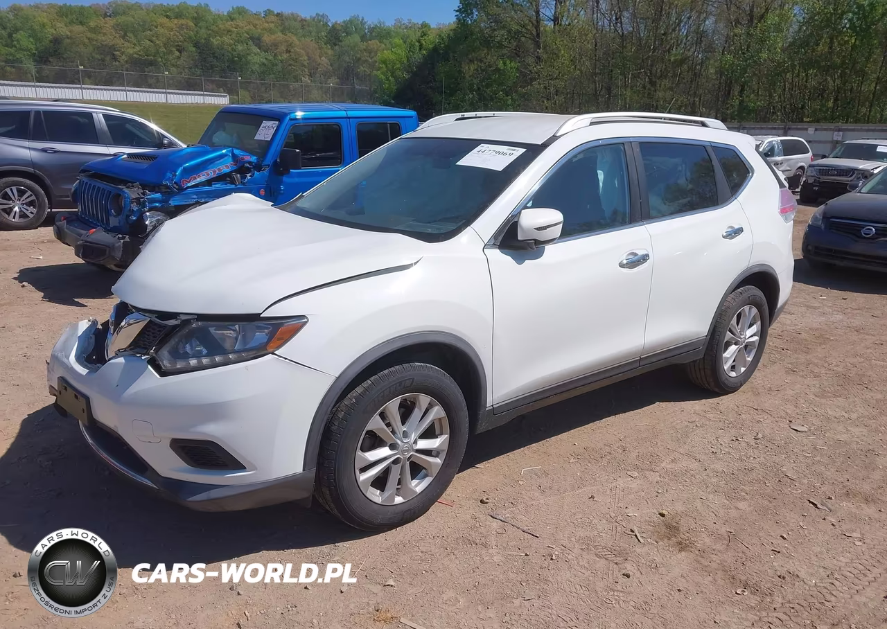 2016 Nissan Rogue S-Sl-Sv VIN:KNMAT2MV3GP703588 - 2