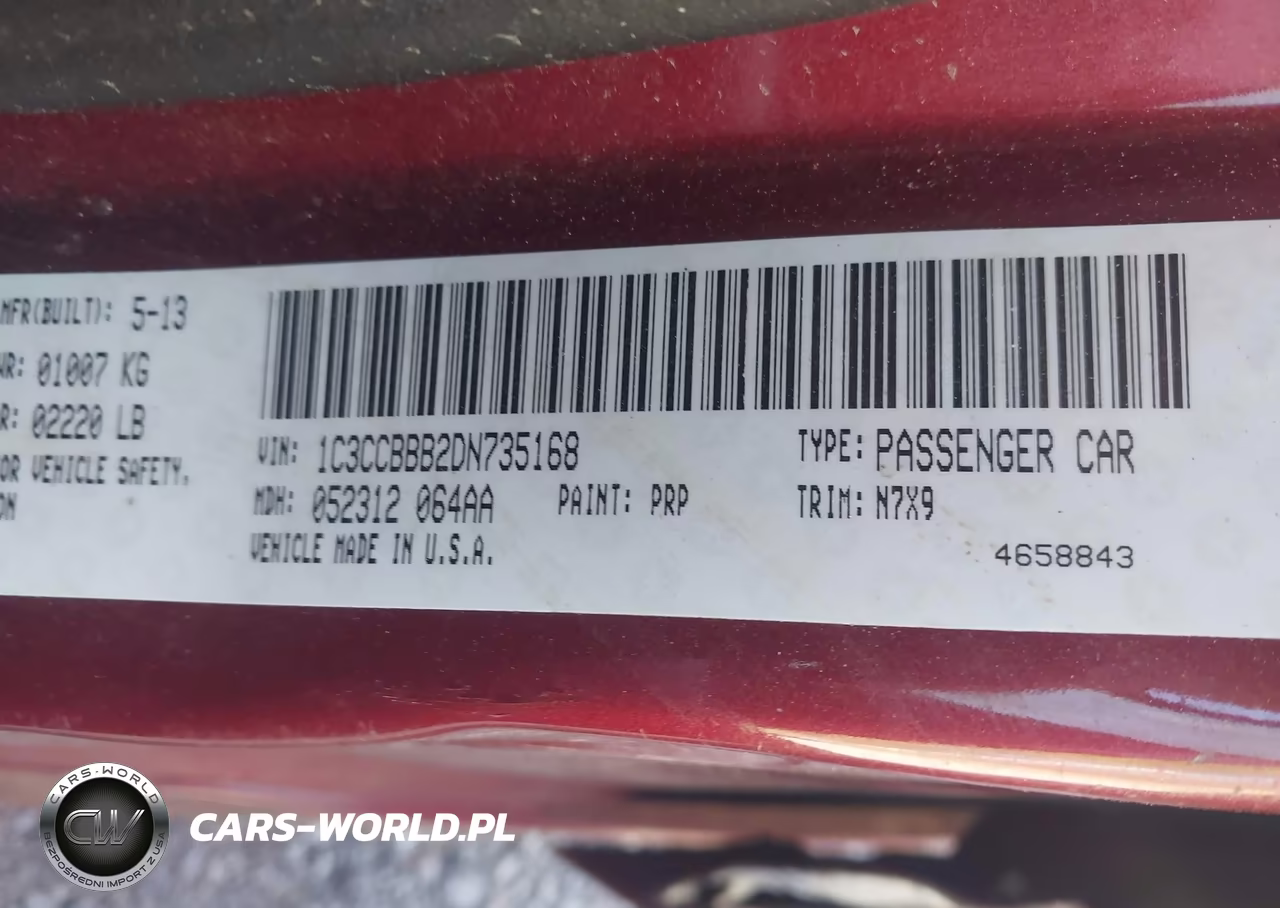 2013 Chrysler 200 Touring VIN:1C3CCBBB2DN735168 - 9