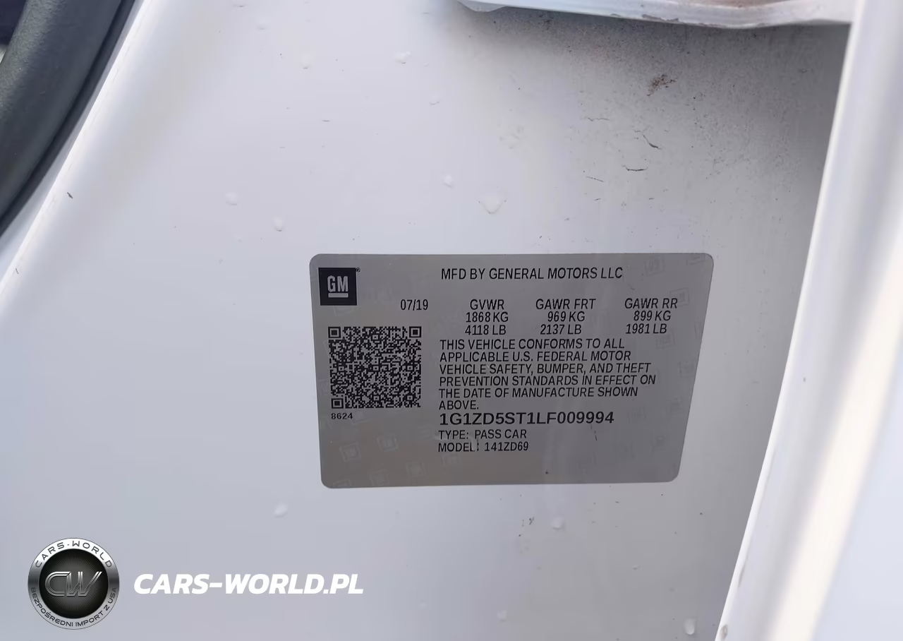 2020 Chevrolet Malibu Fwd Lt VIN:1G1ZD5ST1LF009994 - 9