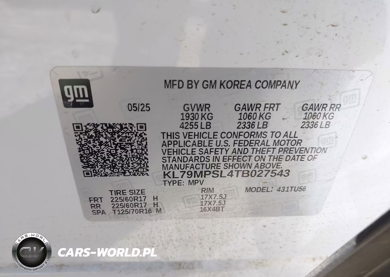 2026 Chevrolet Trailblazer Fwd Lt VIN:KL79MPSL4TB027543 - 9