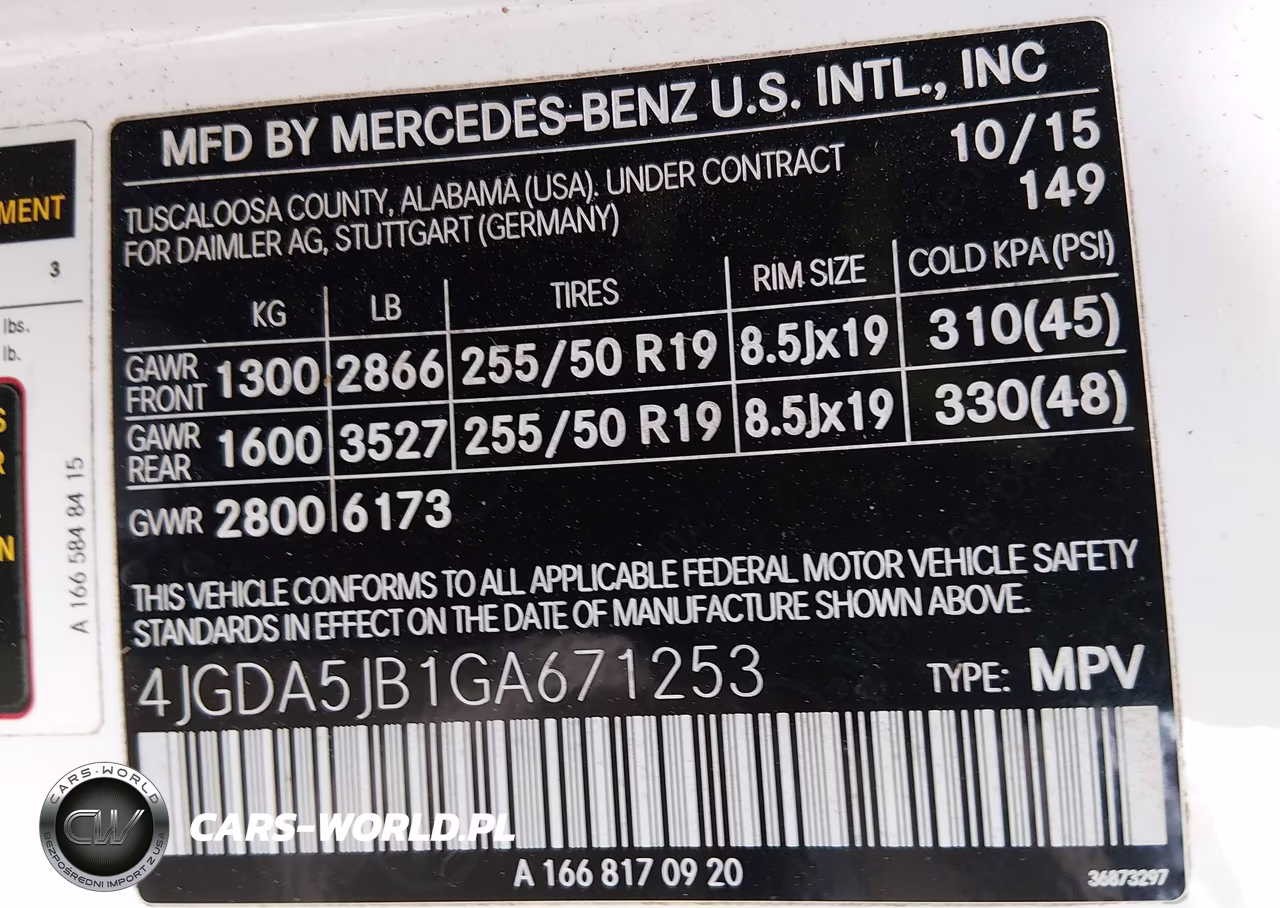 2016 Mercedes-Benz Gle 350 VIN:4JGDA5JB1GA671253 - 9