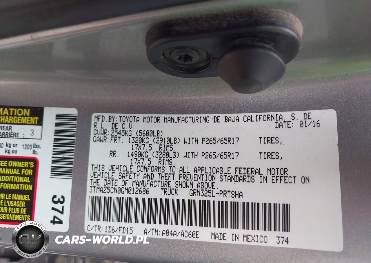 2016 Toyota Tacoma Trd Sport VIN:3TMAZ5CN0GM012686 - 9
