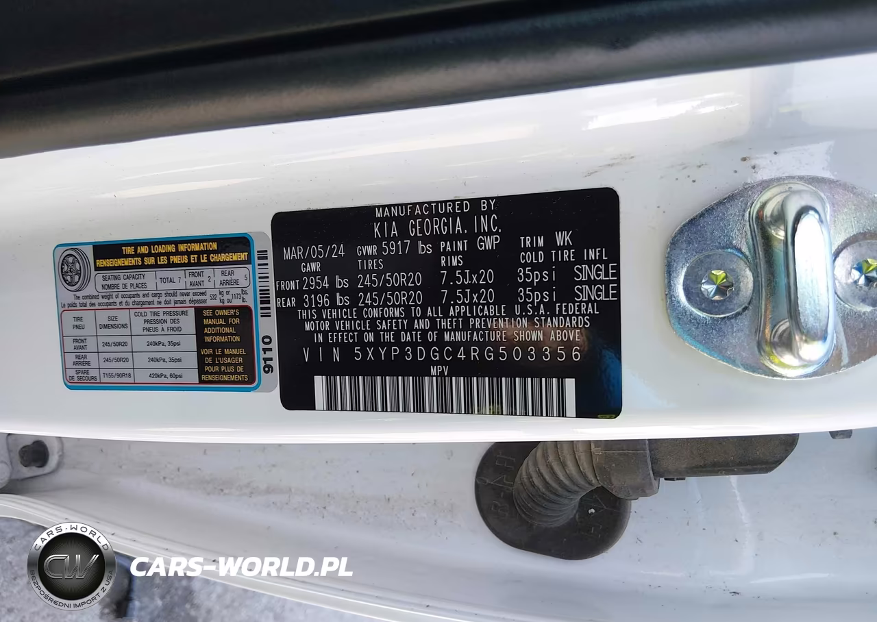 2024 Kia Telluride Ex X-Line VIN:5XYP3DGC4RG503356 - 9