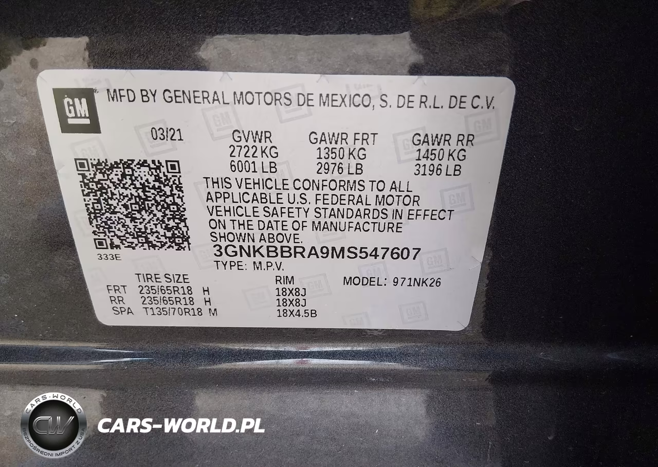 2021 Chevrolet Blazer Fwd 1Lt VIN:3GNKBBRA9MS547607 - 9