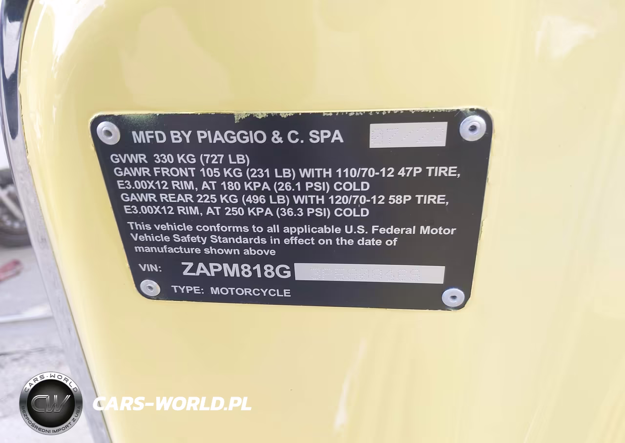 2023 Vespa Primavera-Sprint 150 VIN:ZAPM818G3P5908469 - 10