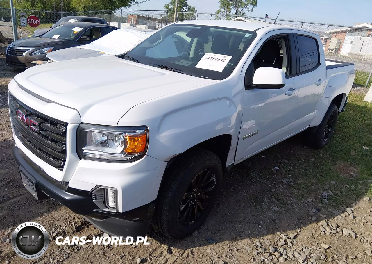2021 GMC Canyon 4Wd Short Box Elevation VIN:1GTG6CEN3M1112844 - 2