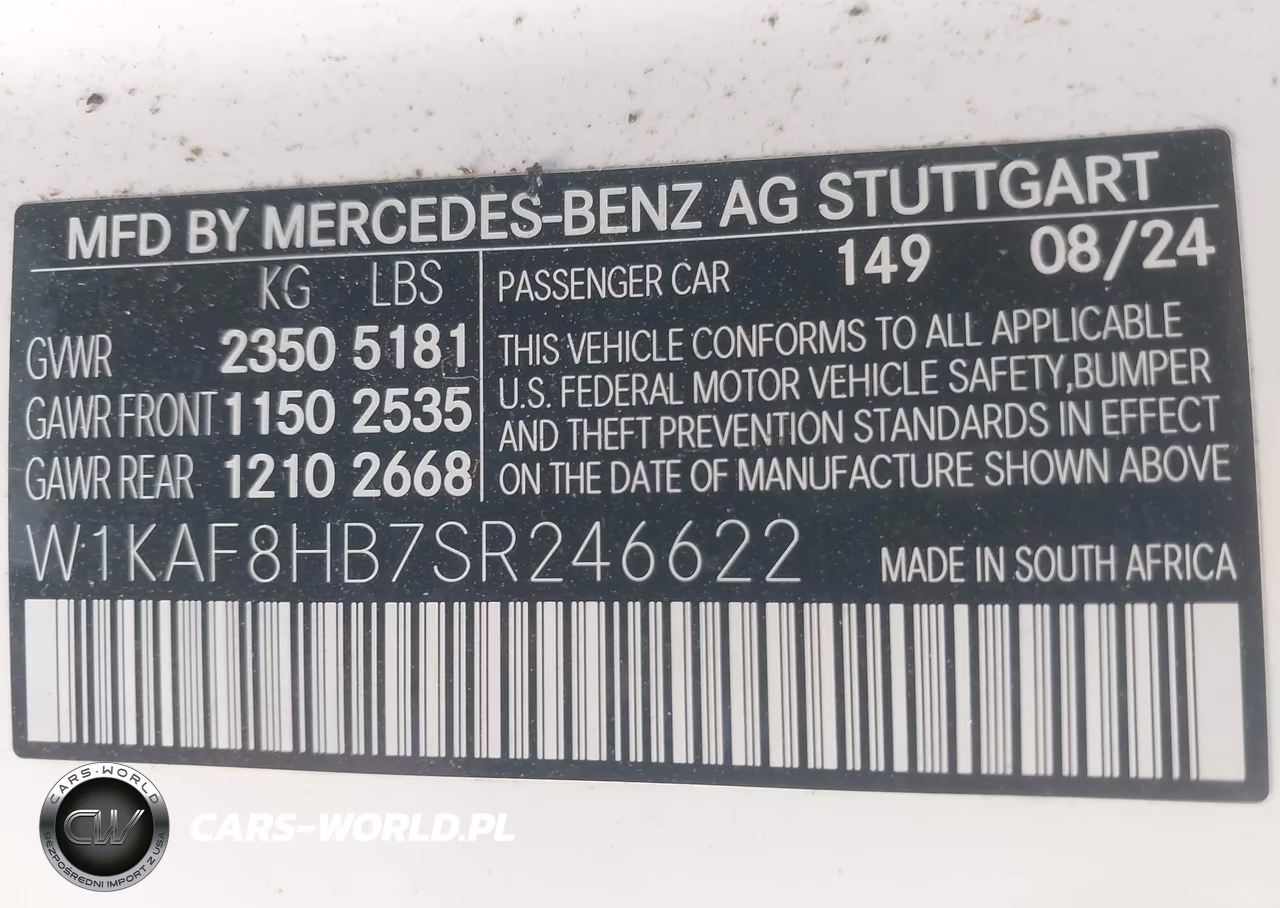 2025 Mercedes-Benz Amg C 43 4Matic VIN:W1KAF8HB7SR246622 - 9