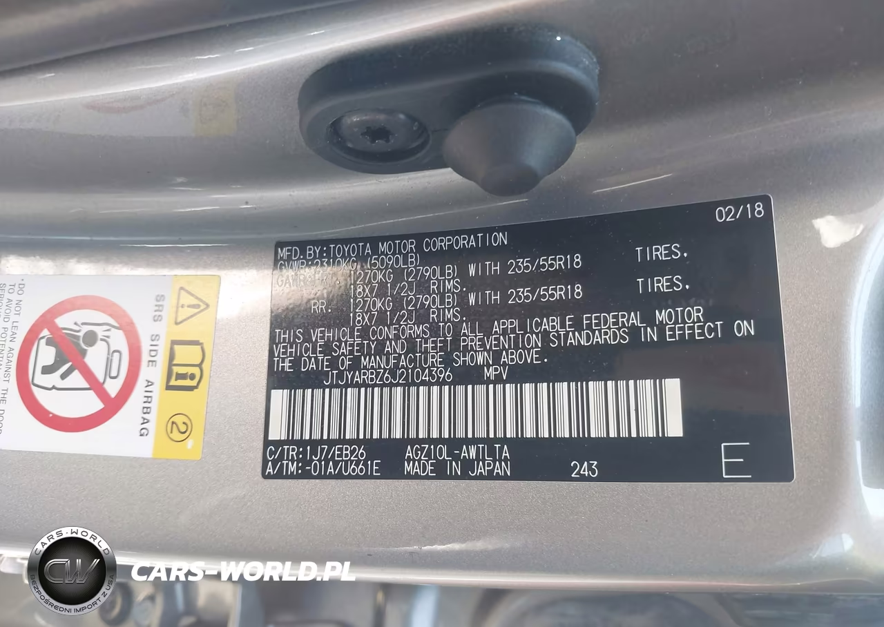 2018 Lexus Nx 300 F Sport VIN:JTJYARBZ6J2104396 - 9
