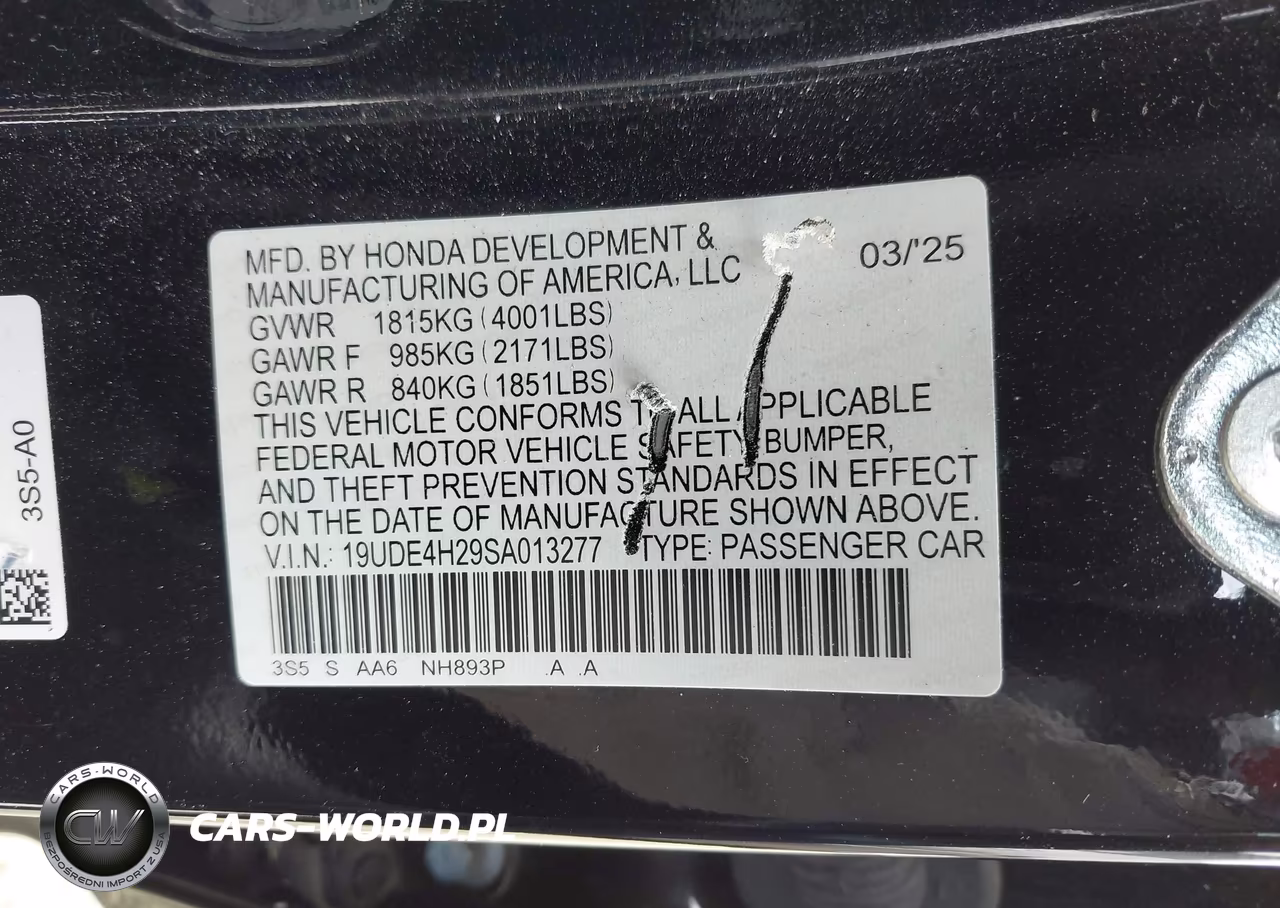 2025 Acura Integra VIN:19UDE4H29SA013277 - 9