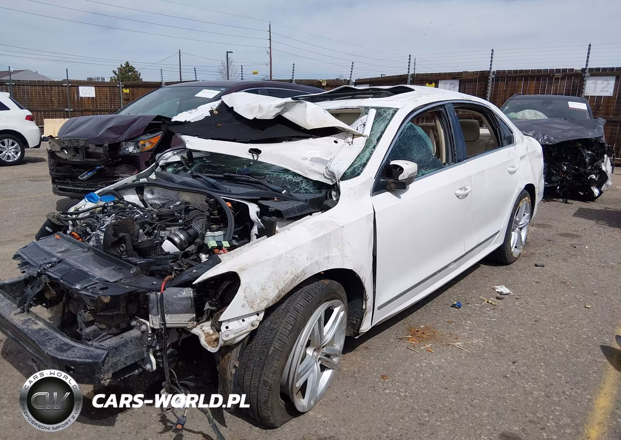 2013 Volkswagen Passat 2.0L Tdi Sel Premium VIN:1VWCN7A37DC029187 - 2