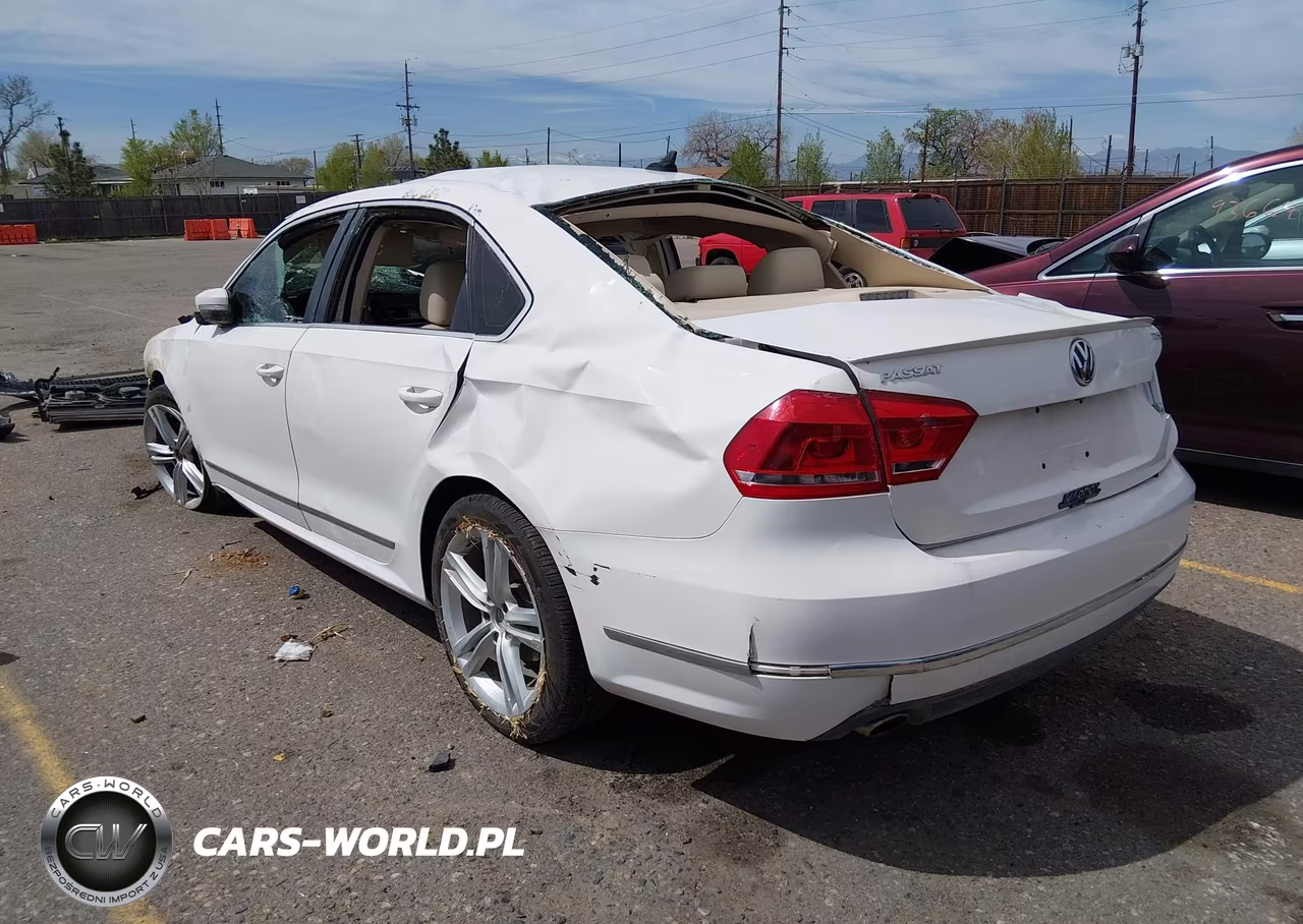 2013 Volkswagen Passat 2.0L Tdi Sel Premium VIN:1VWCN7A37DC029187 - 3