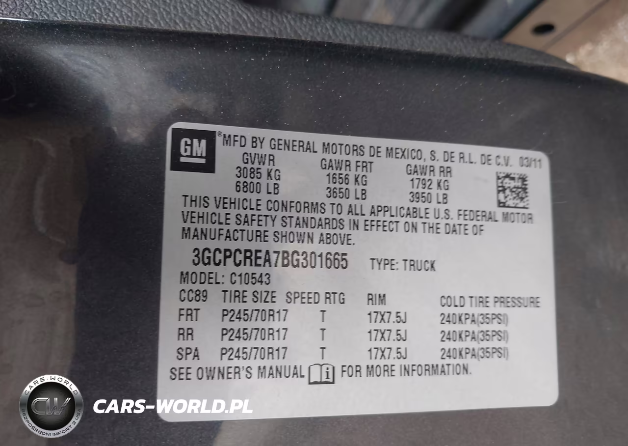 2011 Chevrolet Silverado 1500 Ls VIN:3GCPCREA7BG301665 - 9