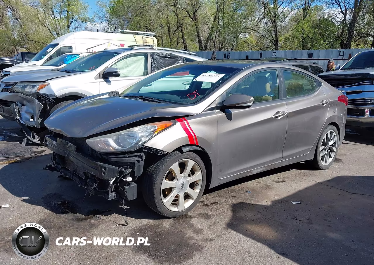 2012 Hyundai Elantra Limited VIN:5NPDH4AE5CH097411 - 2