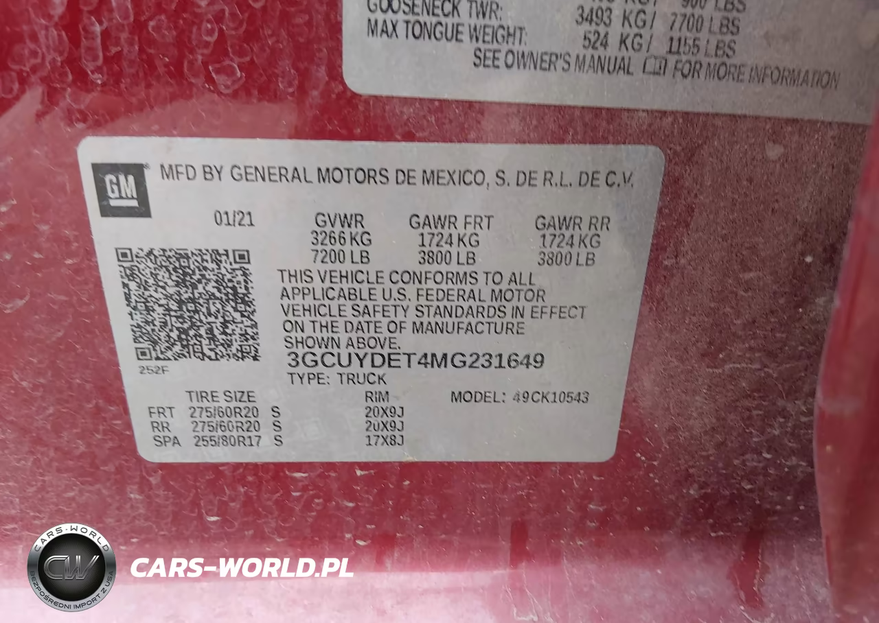 2021 Chevrolet Silverado 1500 4Wd Short Bed Lt VIN:3GCUYDET4MG231649 - 9