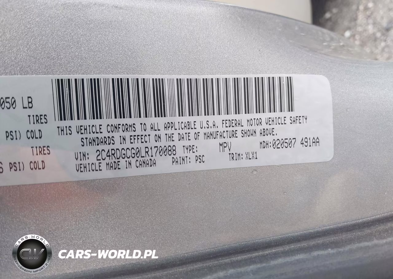2020 Dodge Grand Caravan Sxt VIN:2C4RDGCG0LR170088 - 9