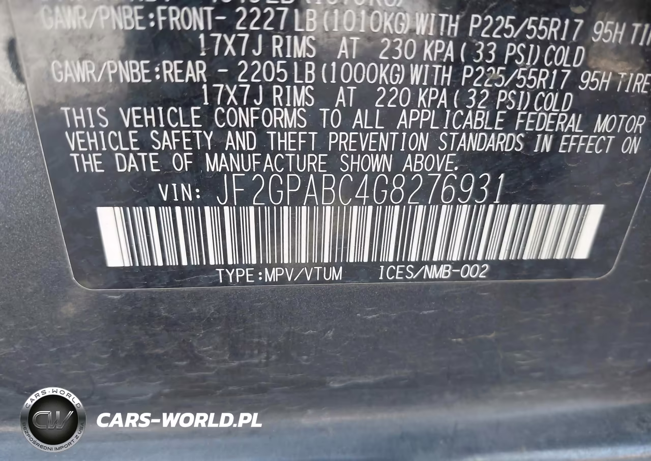2016 Subaru Crosstrek 2.0I Premium VIN:JF2GPABC4G8276931 - 9