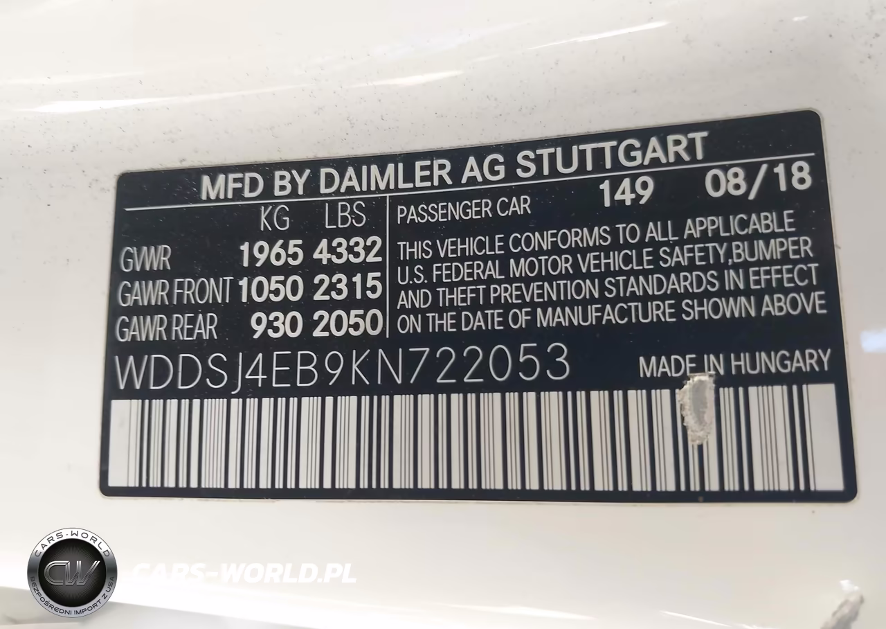 2019 Mercedes-Benz Cla 250 VIN:WDDSJ4EB9KN722053 - 9