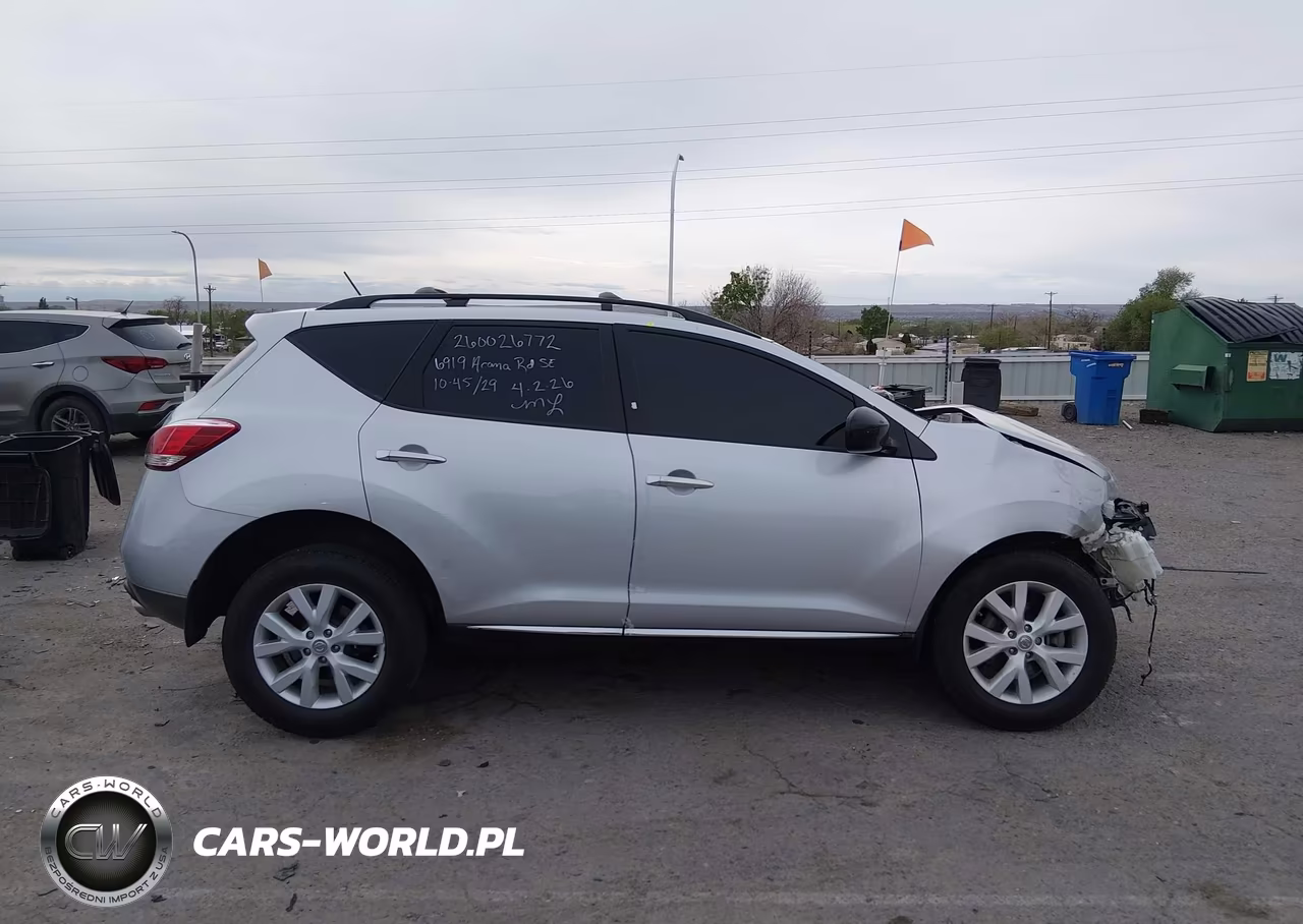 2013 Nissan Murano Sv VIN:JN8AZ1MW4DW308293 - 13